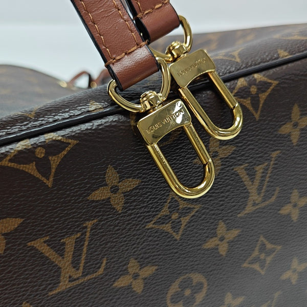 NÉONOÉ MM Monogram Coated Canvas Brown
