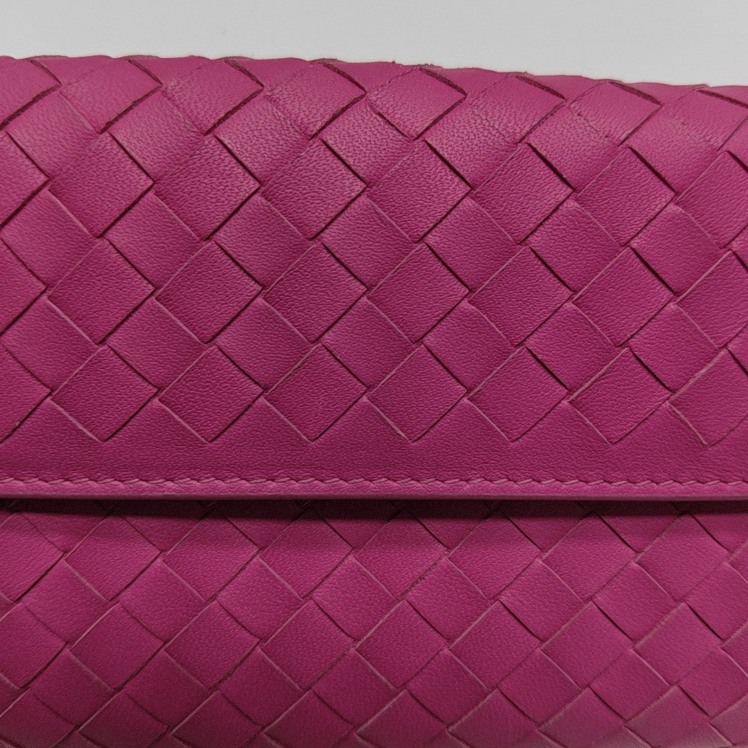 Lambskin Wallet Red