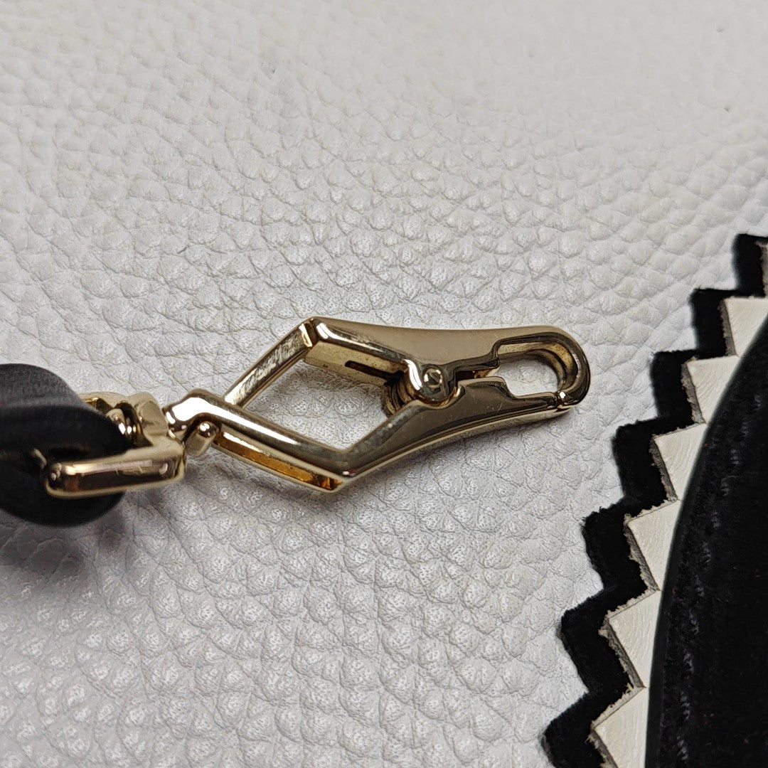 Calfskin Shoulder Bag White