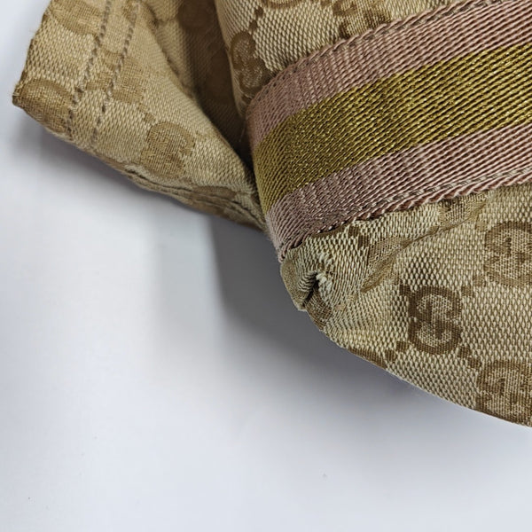 Monogram Canvas Tote Bag Beige