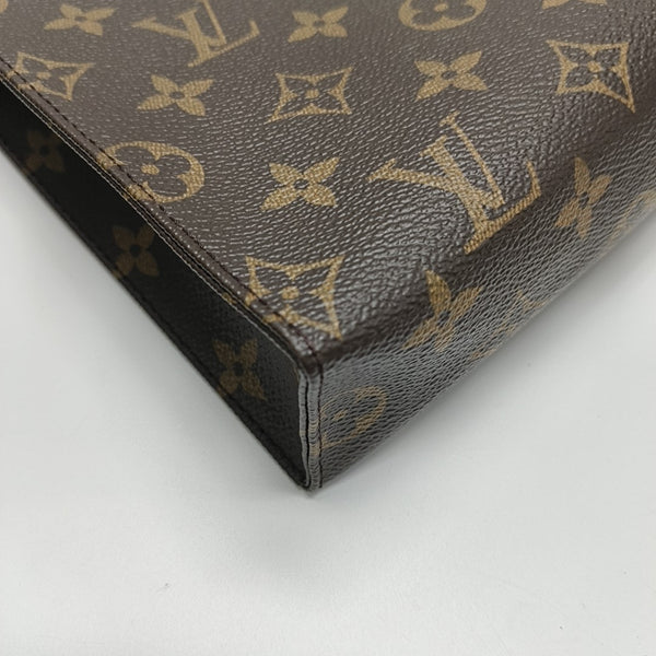 TOILET POCKET 26 Monogram Coated Canvas Brown