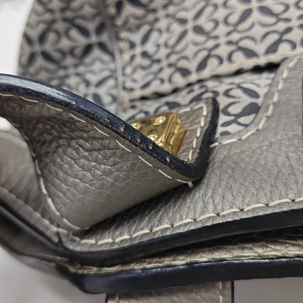 Monogram Canvas Top Handle Bag Gray