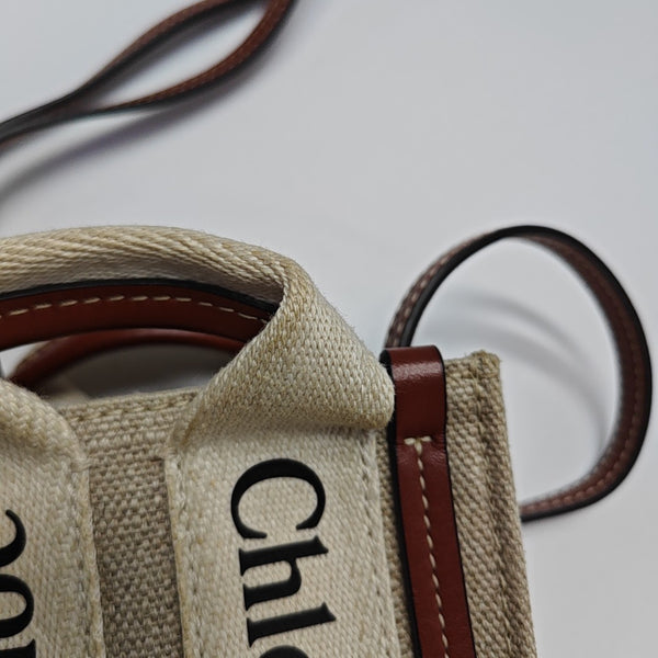 Woody Nano Canvas Beige