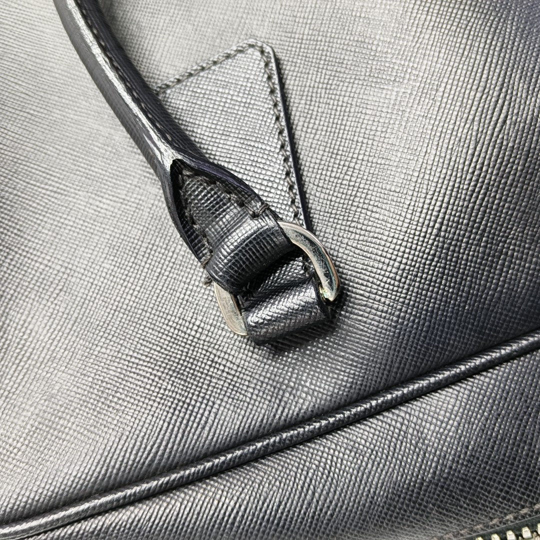 Bauletto Saffiano Saffiano Calfskin Black