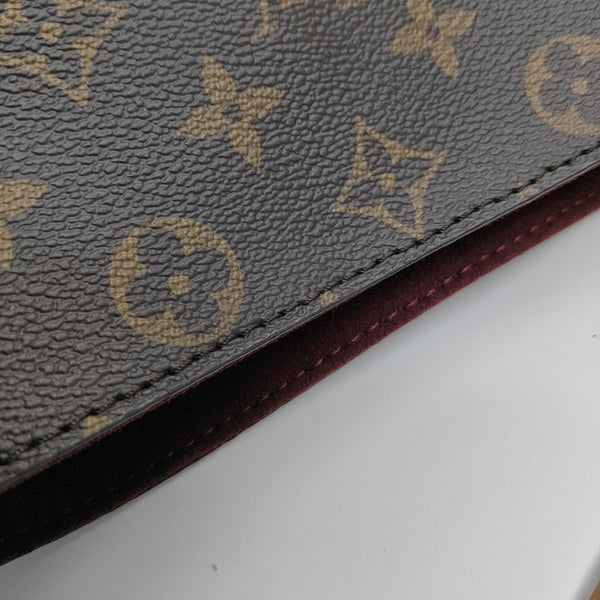 ALL IN Monogram Coated Canvas Brown