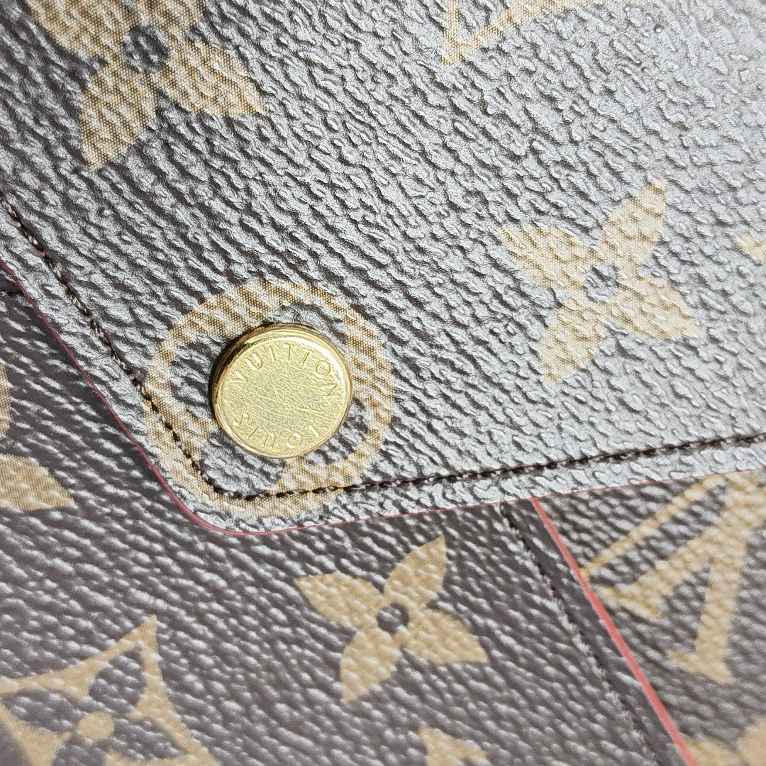 KIRIGAMI Monogram Coated Canvas Brown
