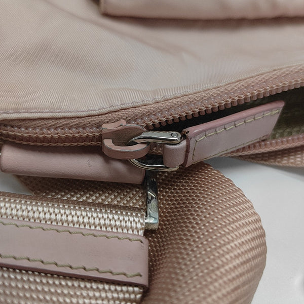Nylon Shoulder Bag Pink