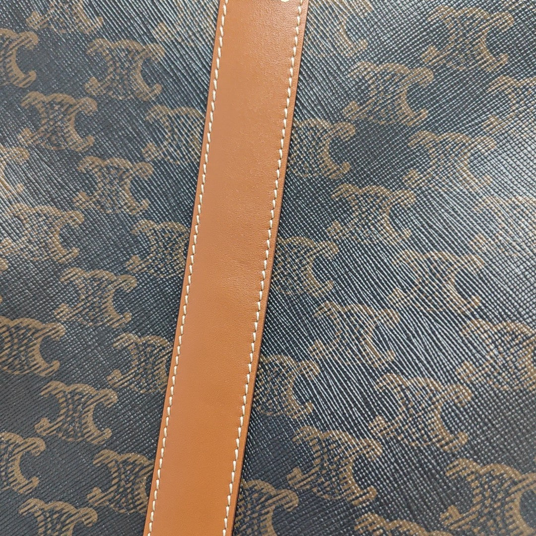 TRIOMPHE CANVAS Medium Coated Canvas Brown