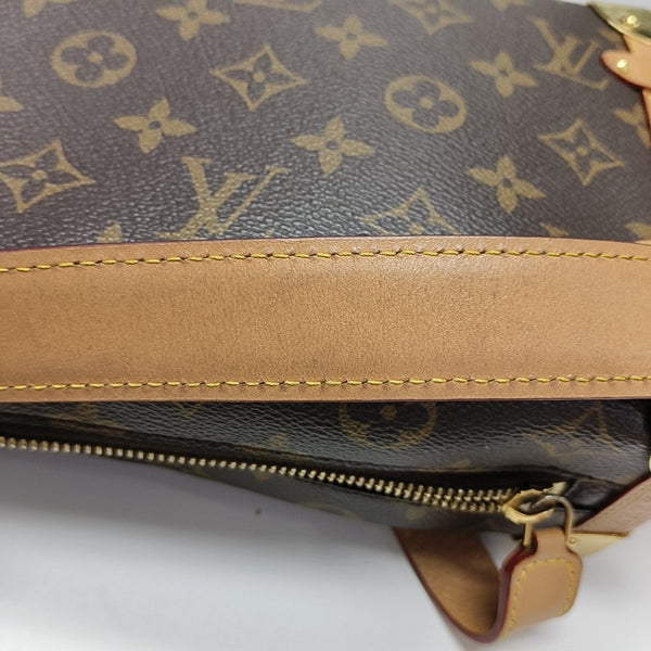 SIDE TRUNK MM Monogram Coated Canvas Brown