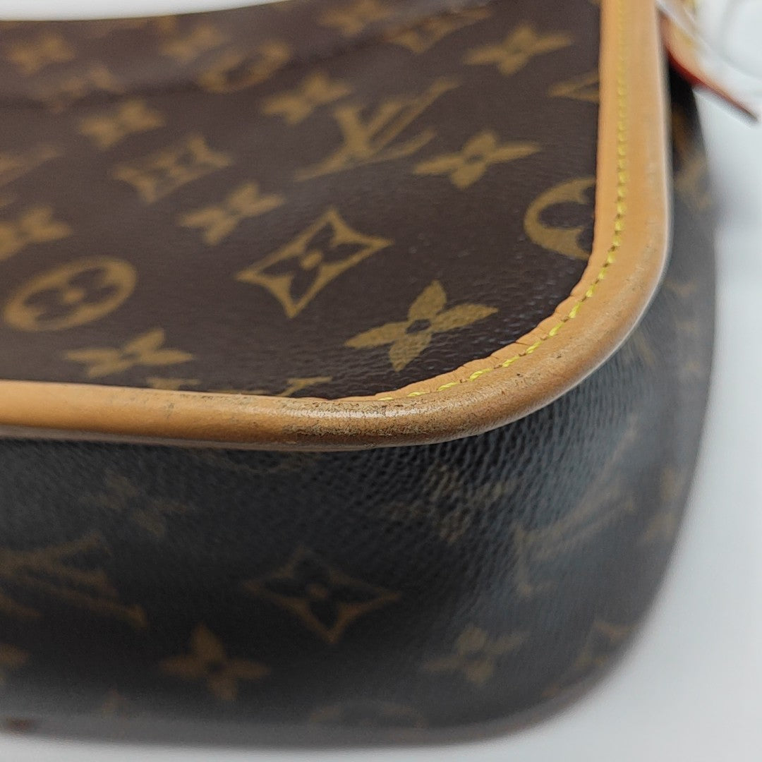 DIANE Monogram Coated Canvas Brown