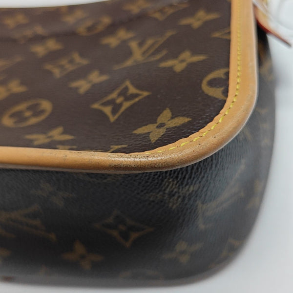 DIANE Monogram Coated Canvas Brown