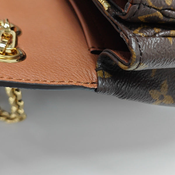 MARCEAU Monogram Coated Canvas Brown