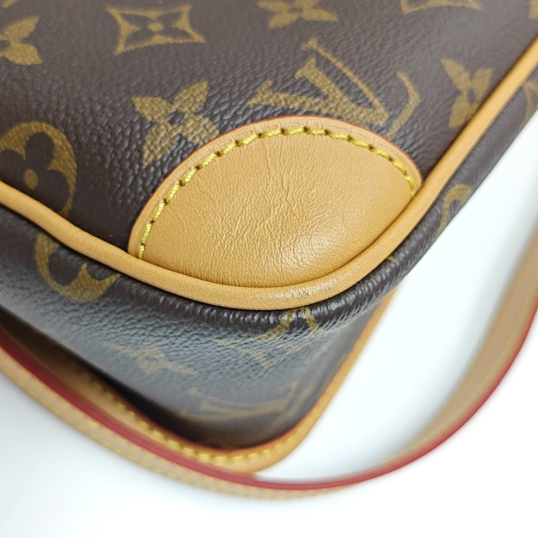 DIANE Monogram Coated Canvas Brown