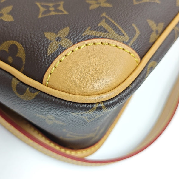 DIANE Monogram Coated Canvas Brown