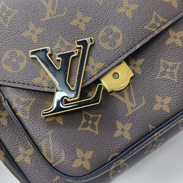 PASSY Monogram Coated Canvas Brown