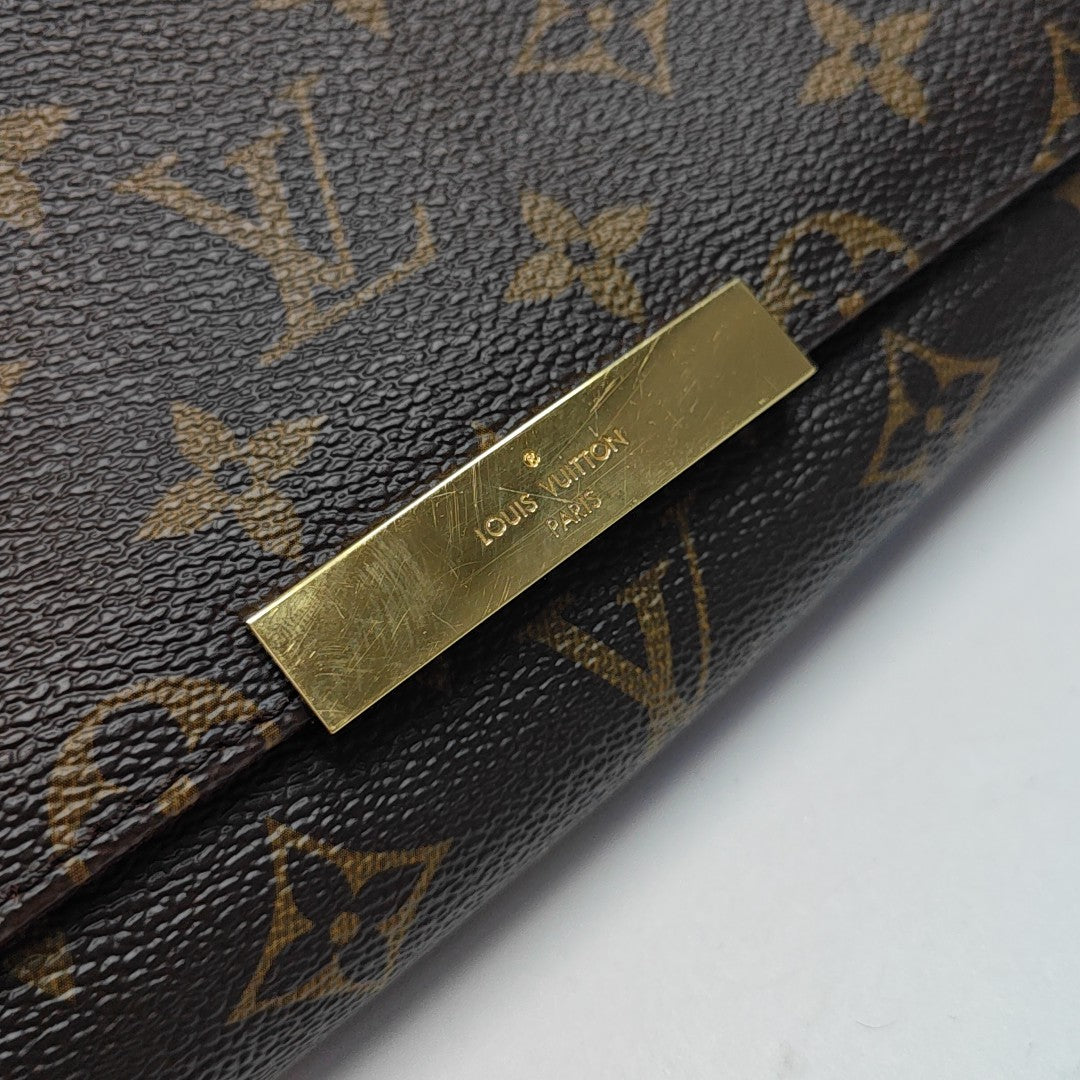 FAVORITE PM Monogram Coated Canvas Brown