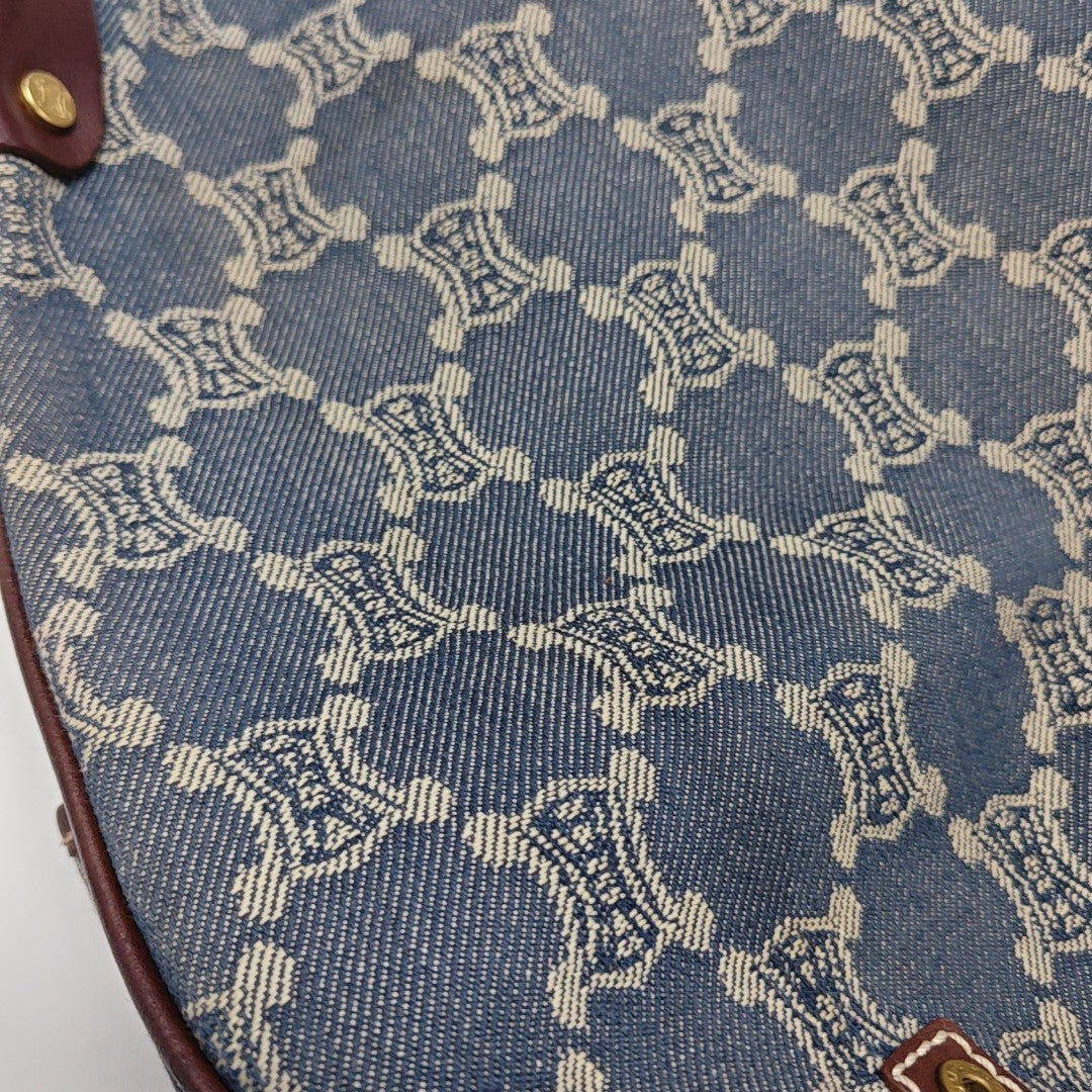 Canvas Shoulder Bag Blue