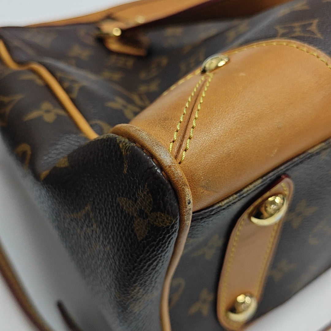 RETIRO NM Monogram Coated Canvas Brown