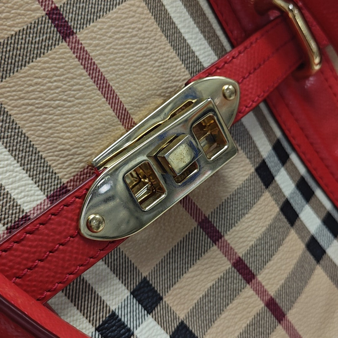 Minford Small Coated Canvas Beige