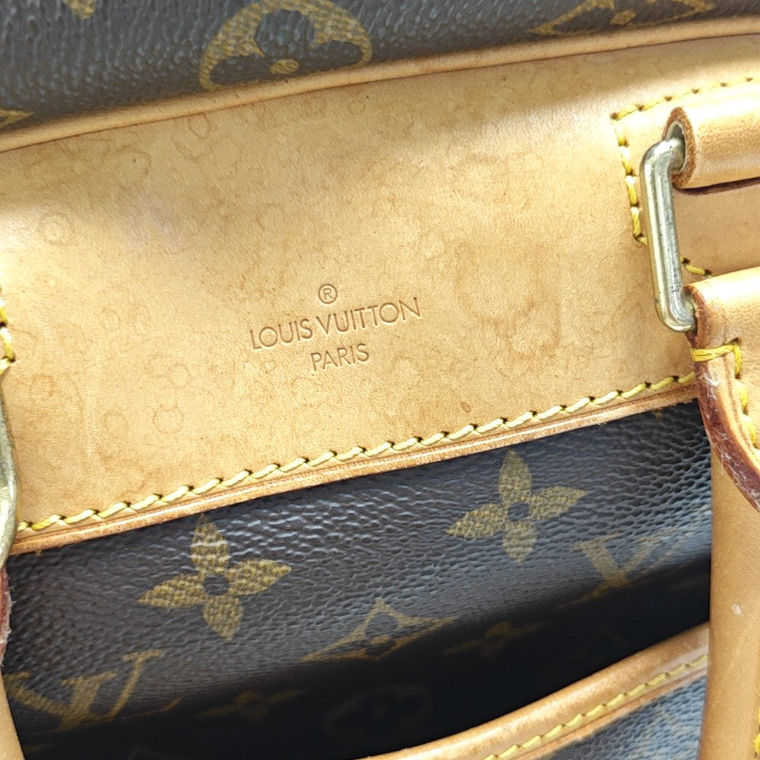 DEAUVILLE Monogram Coated Canvas Brown