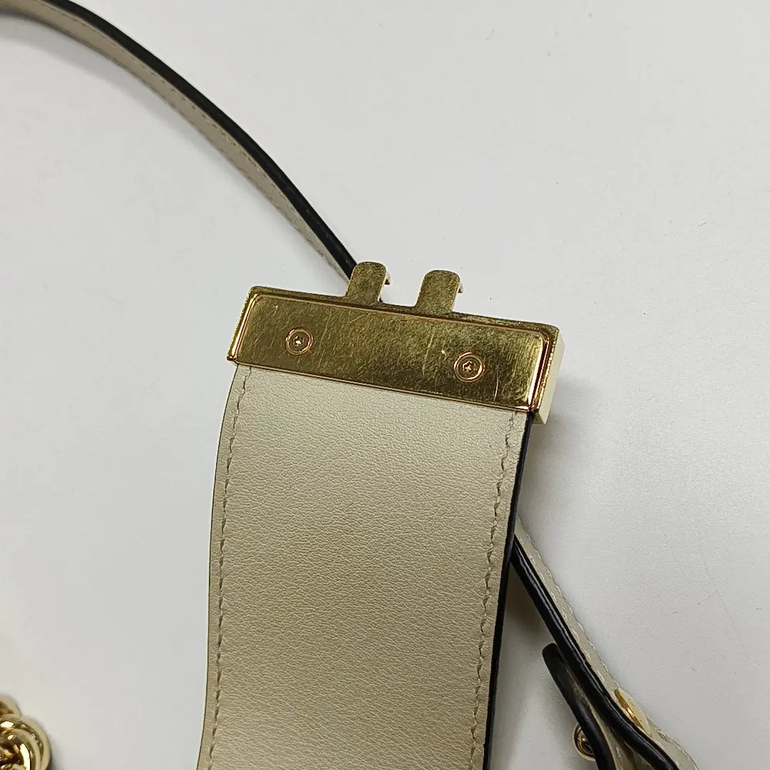 Padlock Small Monogram Coated Canvas Beige