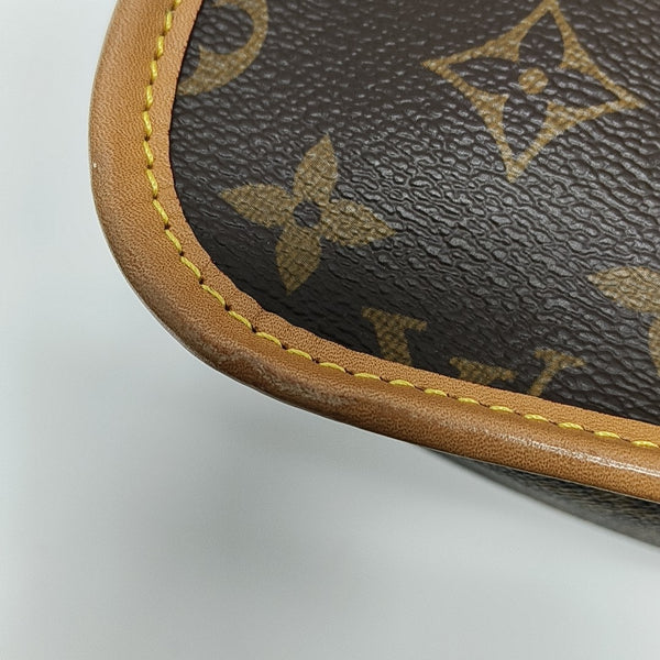 DIANE Monogram Coated Canvas Brown