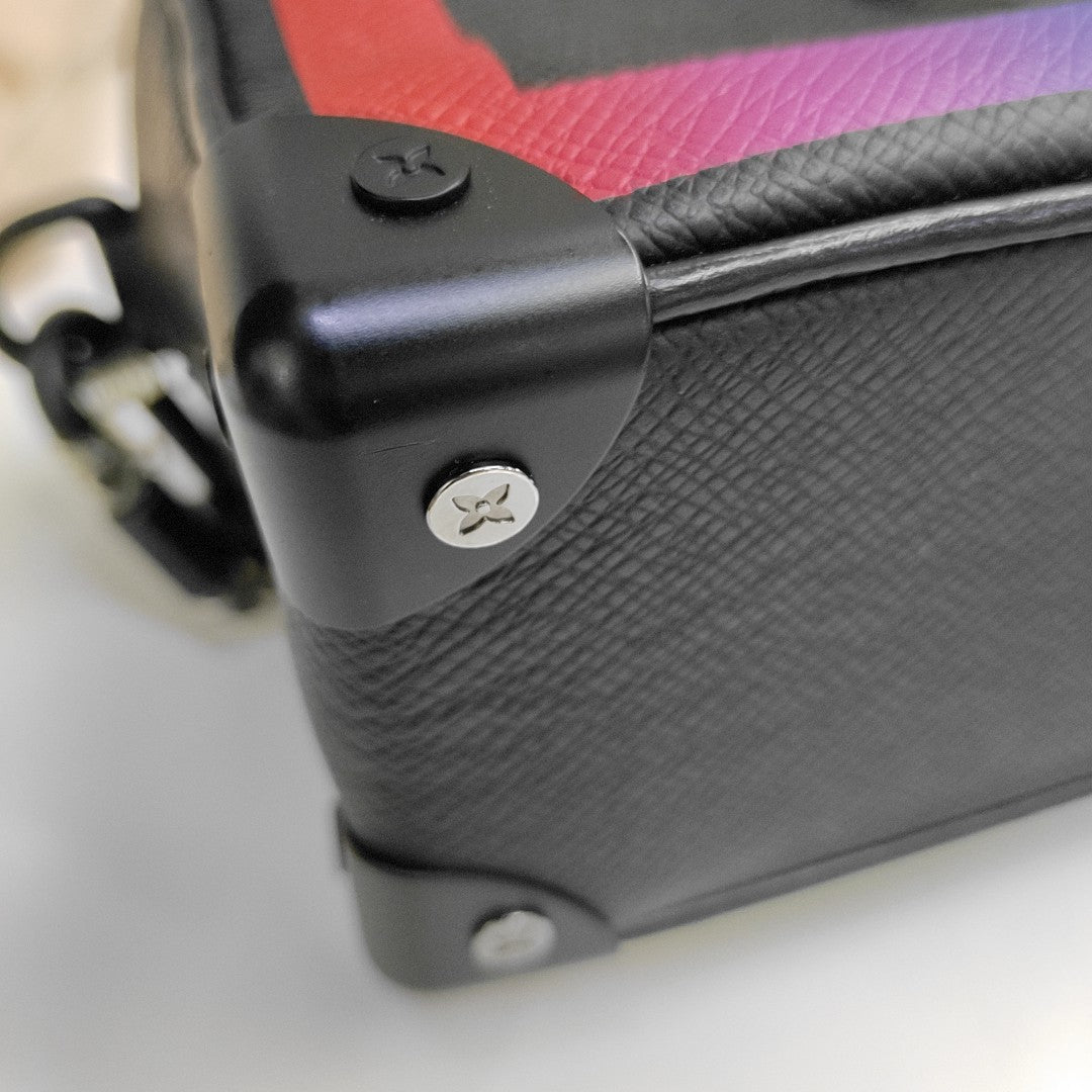 SOFT TRUNK Mini Calfskin Black
