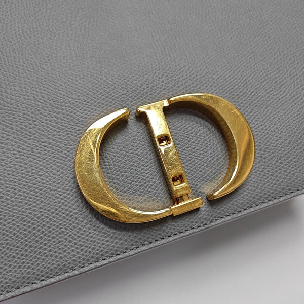 30 Montaigne Calfskin Gray