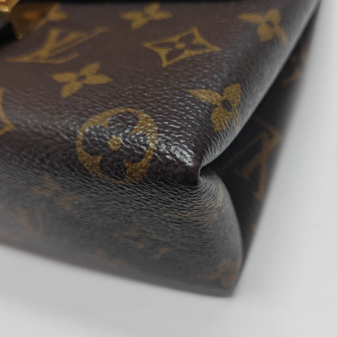 LOCKY BB Monogram Coated Canvas Brown