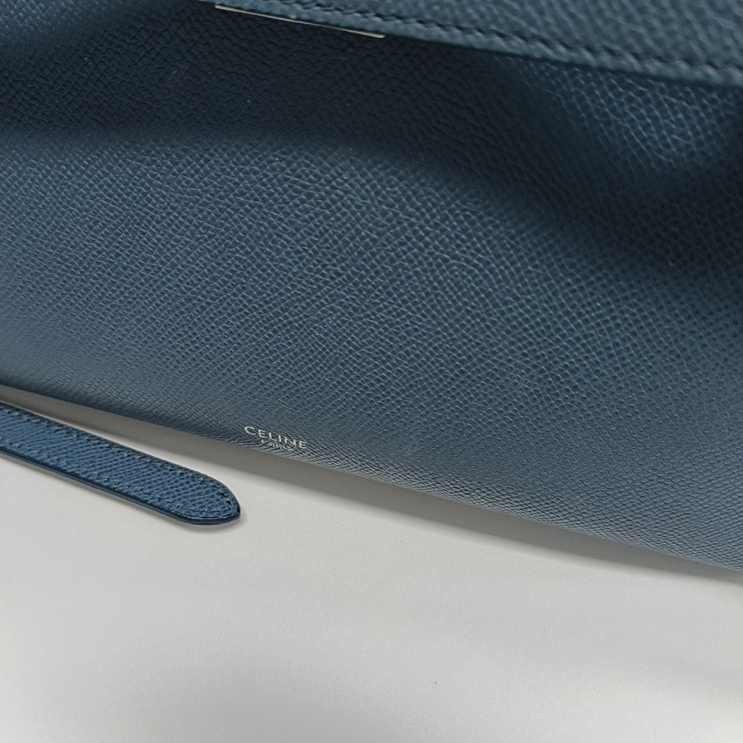 BELT Micro Calfskin Blue