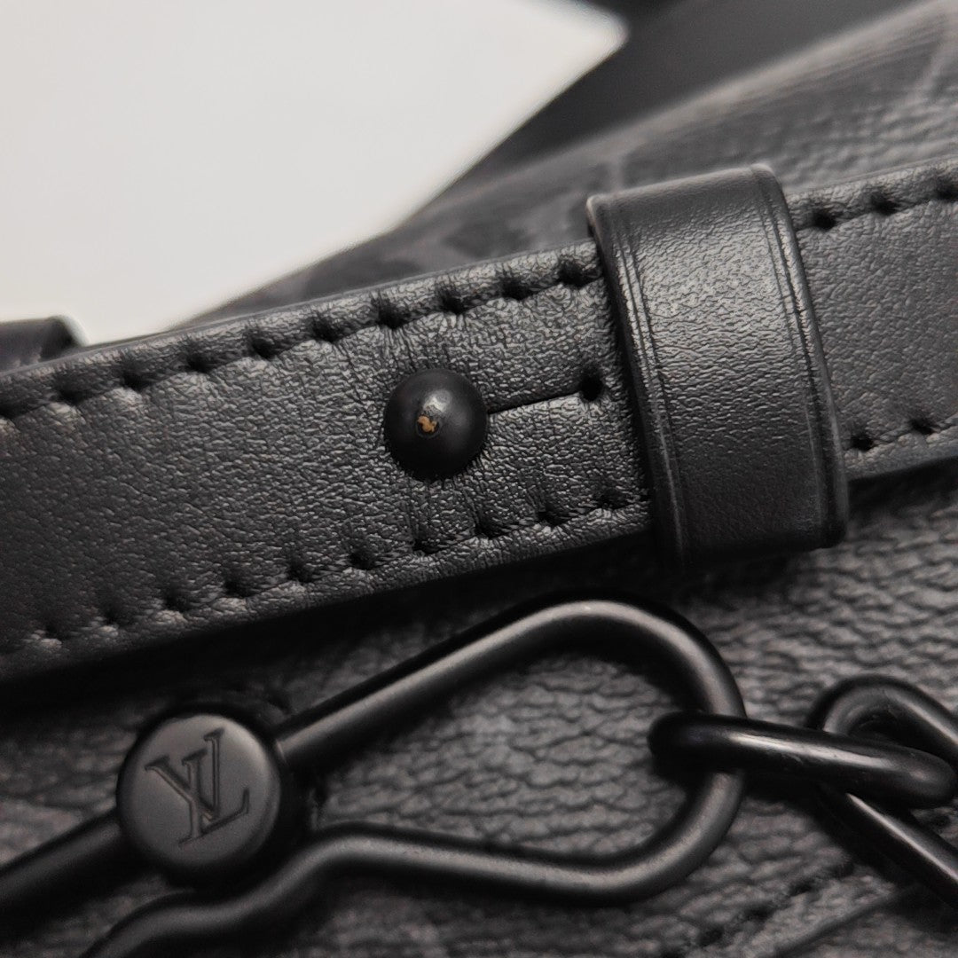 STEAMER Mini Monogram Calfskin Black