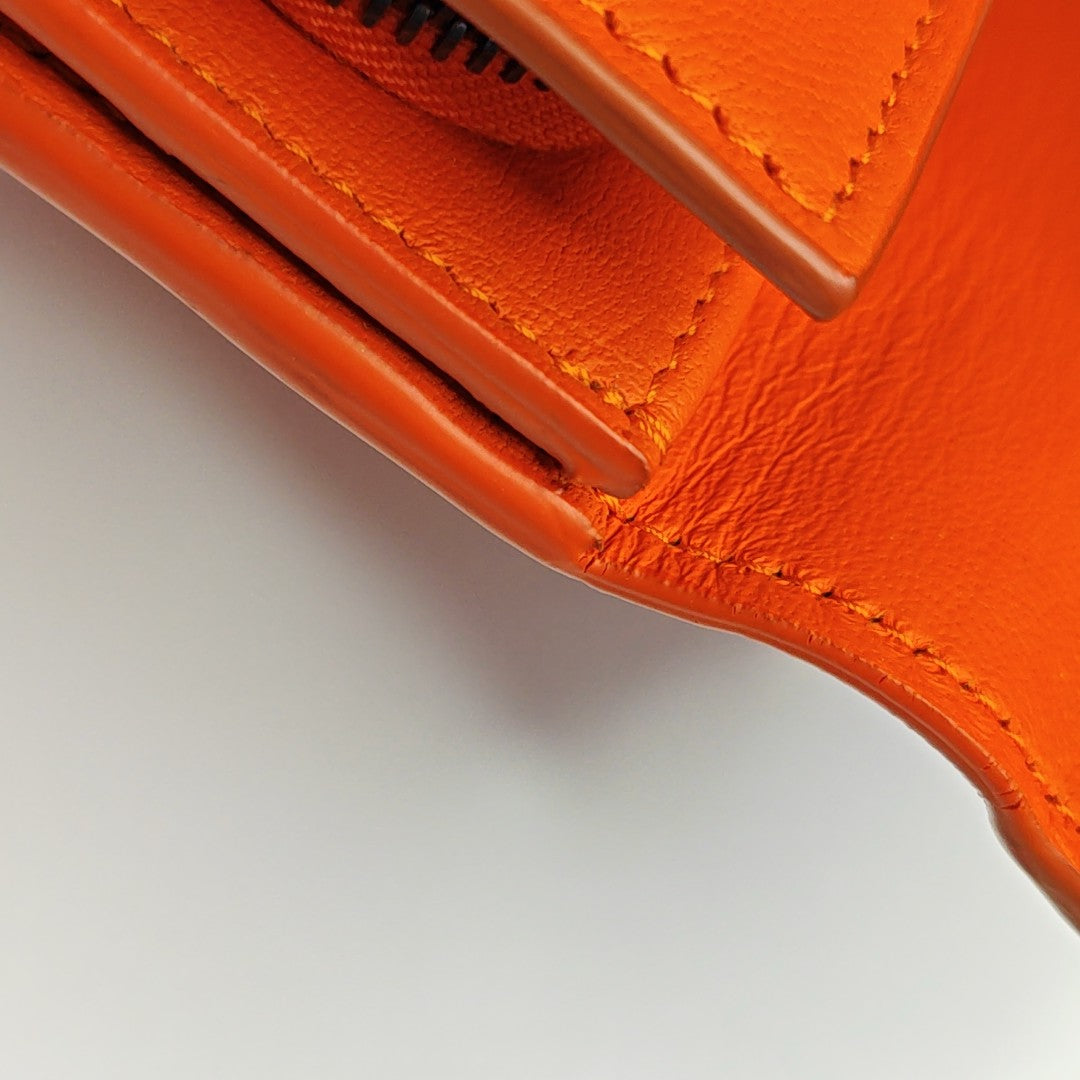 Calfskin Wallet Orange