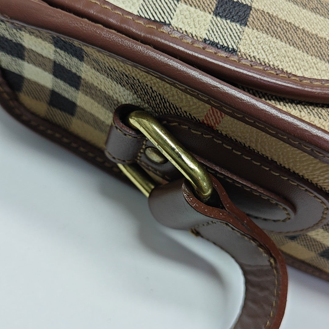 Coated Canvas Shoulder Bag Multicolor