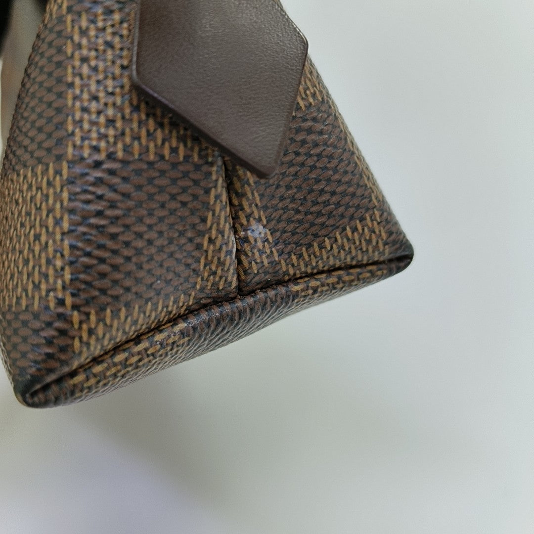 COSMETIC PM Damier Ebene Coated Canvas Brown