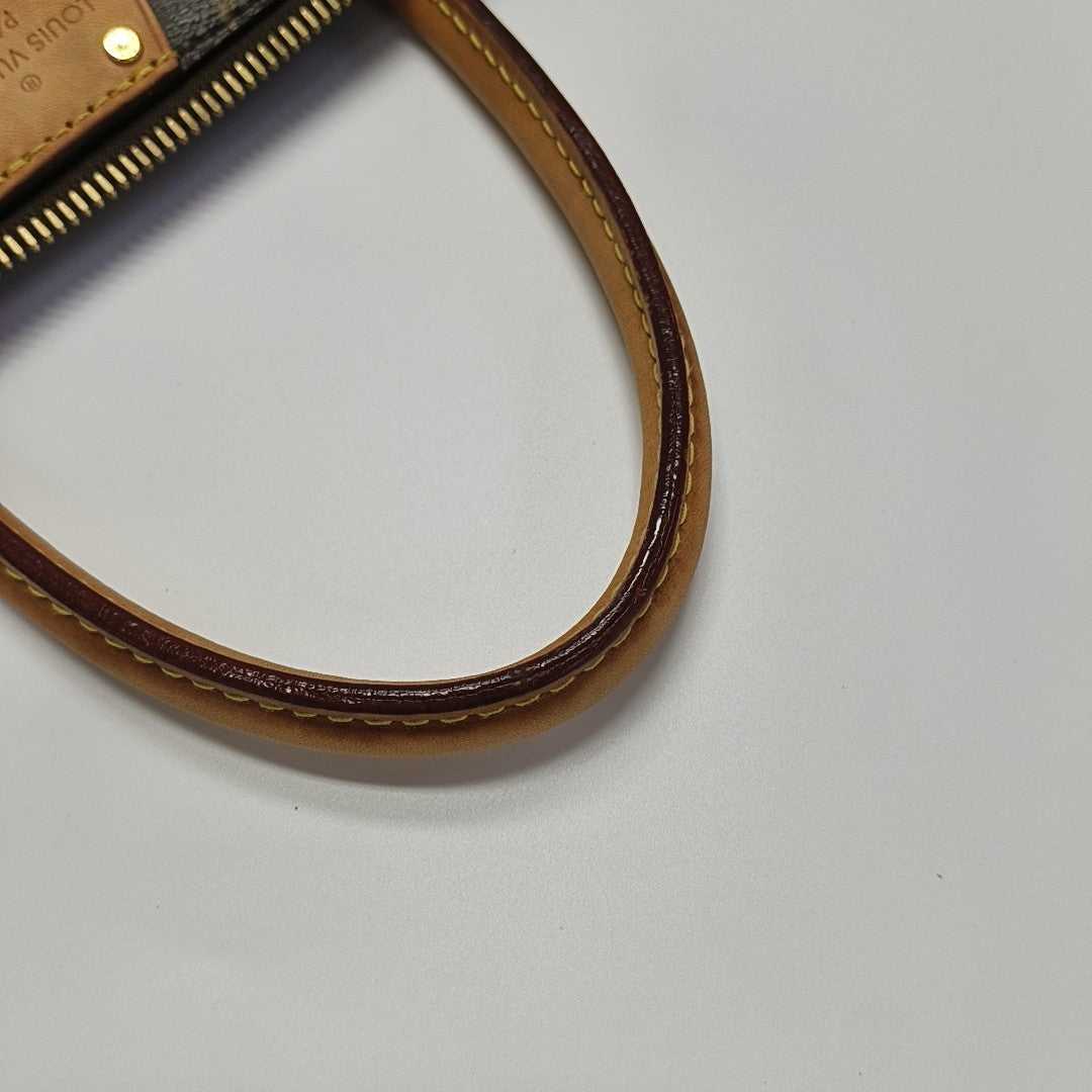 TURENNE Monogram Coated Canvas Brown