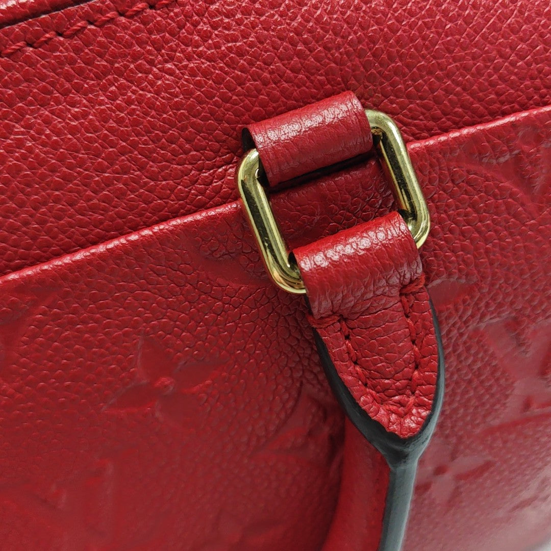 SPEEDY 20 Monogram Calfskin Red