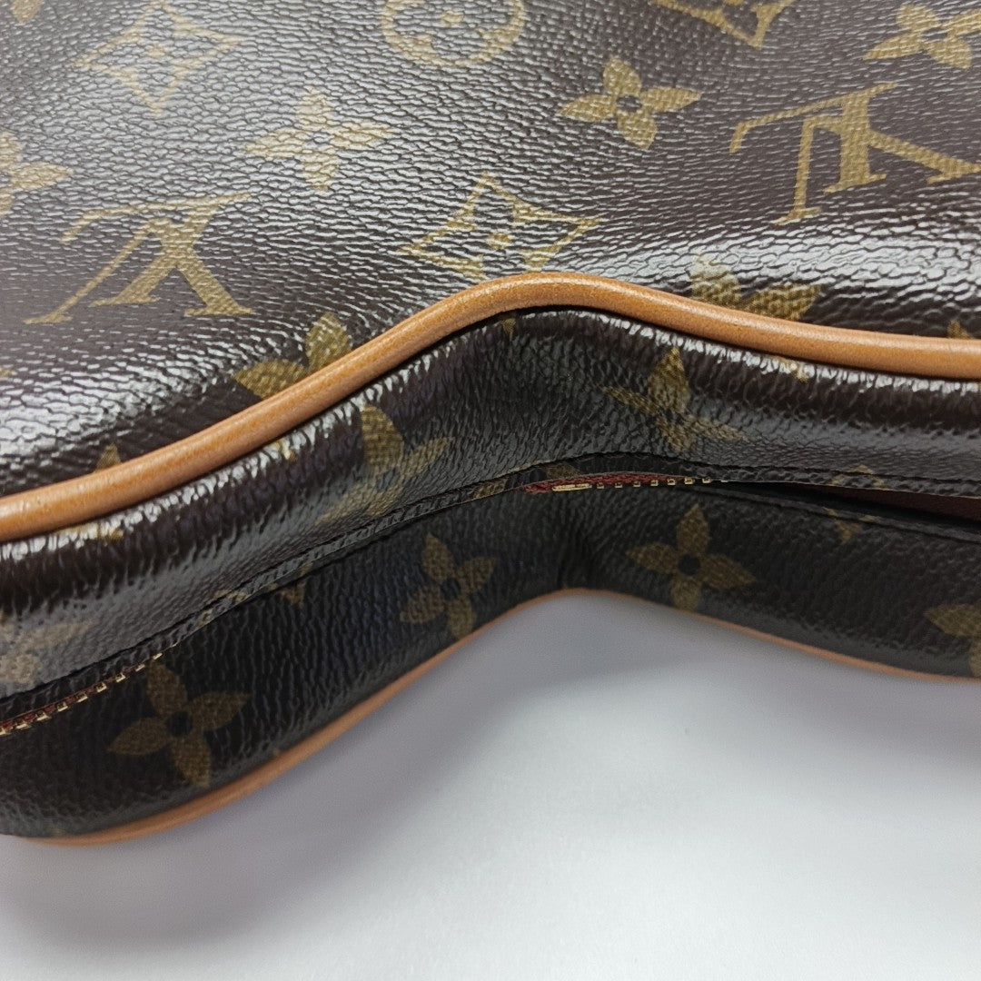 GAME ON Monogram Coated Canvas Brown