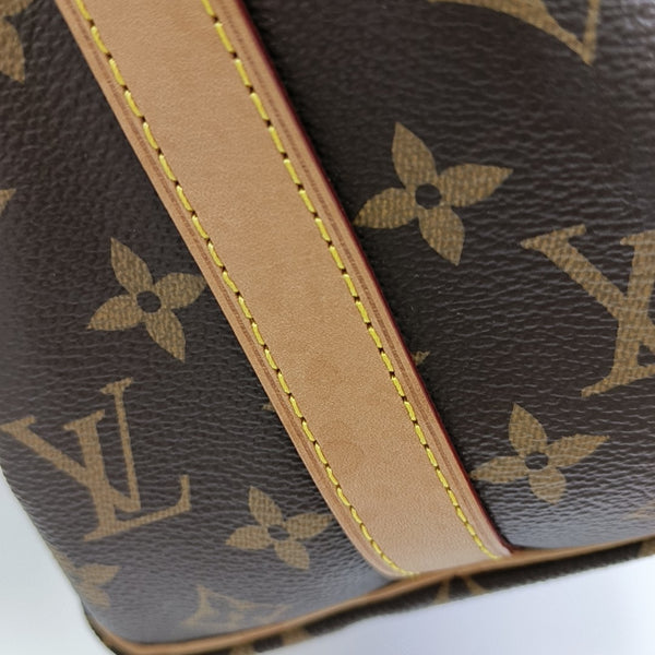 SPEEDY 25 Monogram Coated Canvas Brown