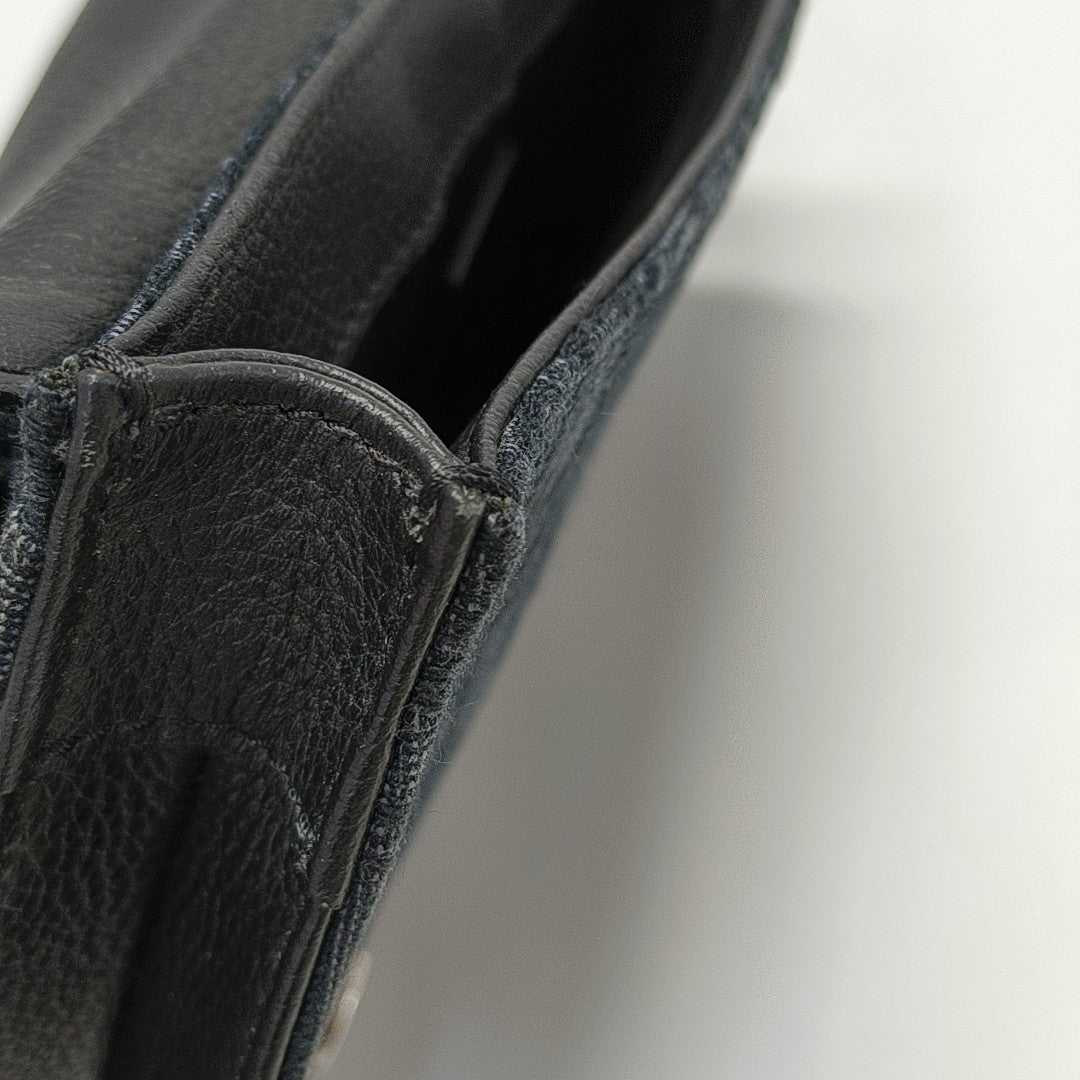Saddle Small Oblique Canvas Black