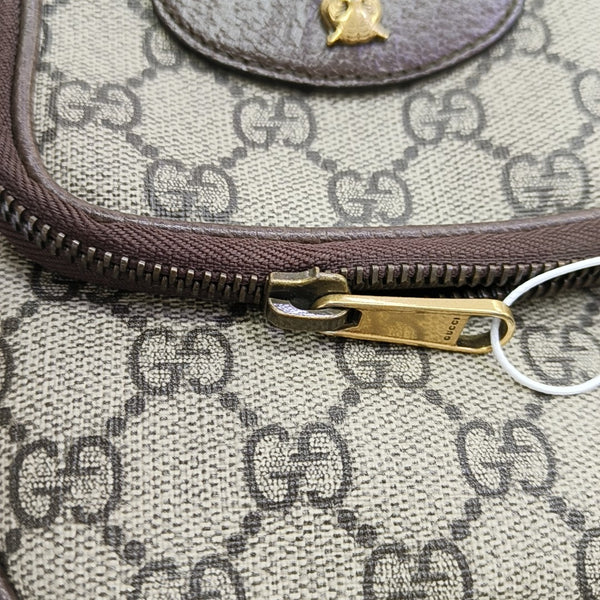 Neo Vintage Mini Monogram Coated Canvas Brown