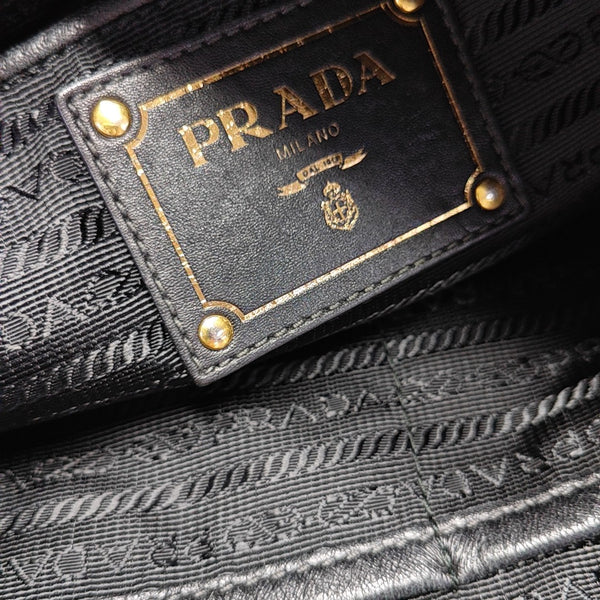 Nylon Shoulder Bag Black