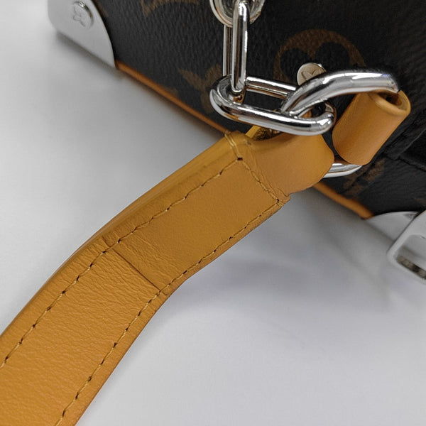 SOFT TRUNK Mini Monogram Coated Canvas Brown