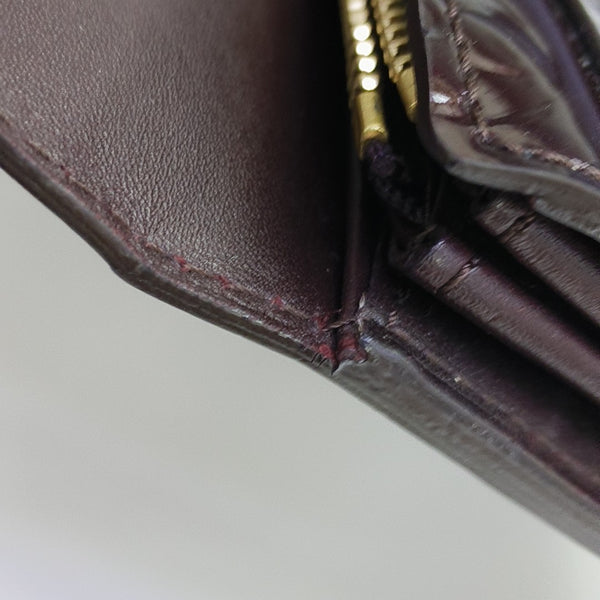 PORTE MONNAIE Patent Leather Red
