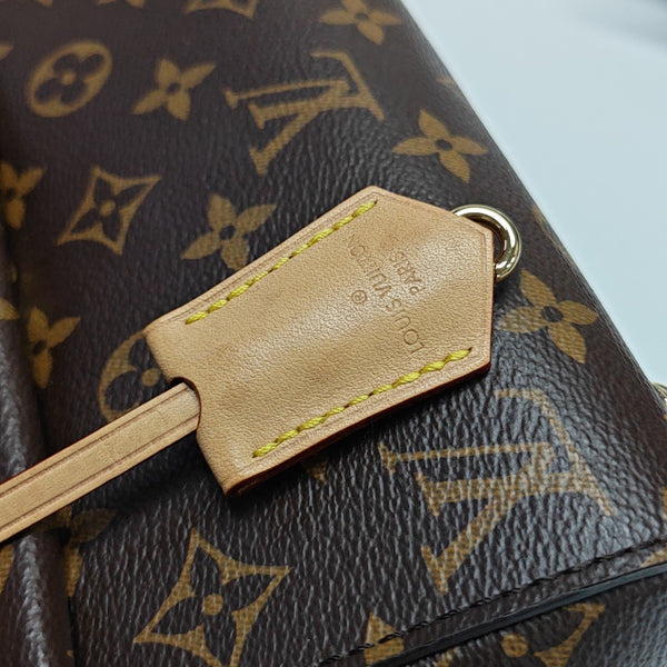 CLUNY PM Monogram Coated Canvas Brown