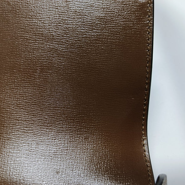 Authenticated pre-owned  Horsebit 1955 Mini Coated Canvas Beige - Shoulder Bag at Looply