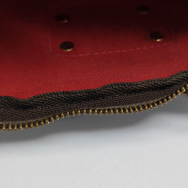 EVA Damier Ebene Coated Canvas Brown
