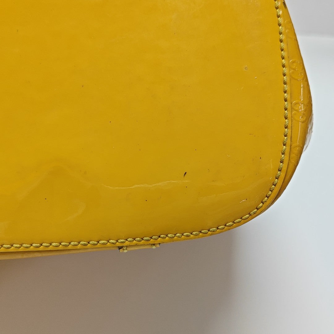 Microguccissima Monogram Calfskin Yellow
