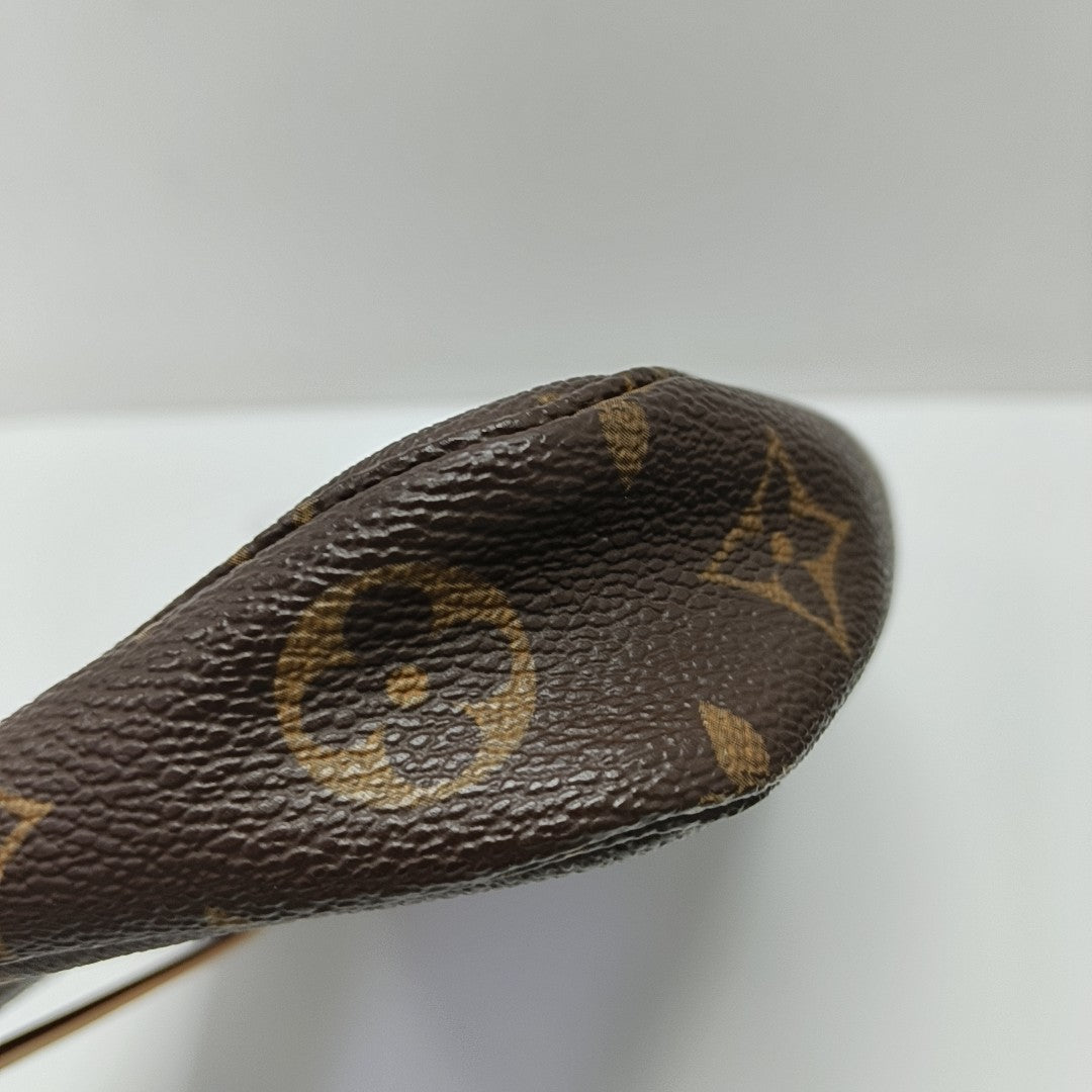 ACCESSOIRES Monogram Coated Canvas Brown