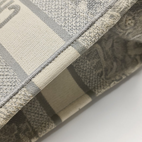 Book Tote Medium Canvas Gray