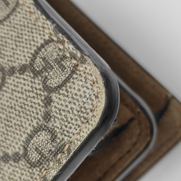 Dionysus Small Monogram Coated Canvas Beige